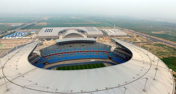 腿腿教学网-河北BIM案例：怎么用BIM建一个大型综合性体育馆？