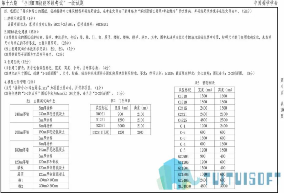 腿腿教学网-十六期BIM考试真题已出！没参加的同学不来练练手吗？