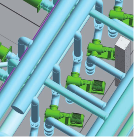 腿腿教学网-BIM案例：如何用BIM为江苏某医院设计能源站？