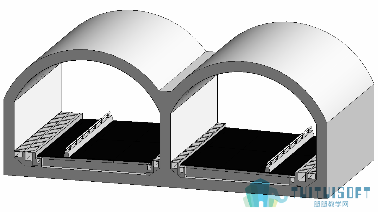 0801_Revit隧道防撞护栏.png