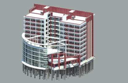湖南BIM,BIM案例,BIM 腿腿教学网-湖南BIM有什么案例?BIM打造学院教学楼毕设作品!