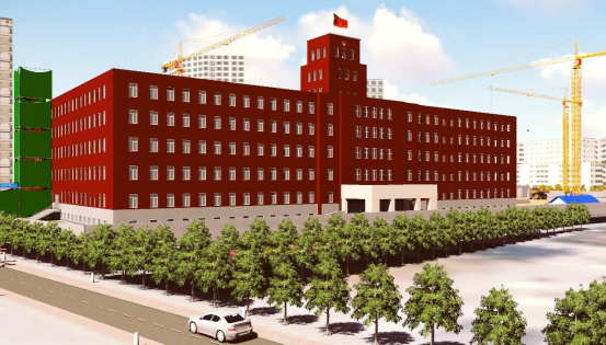 腿腿教学网-BIM案例：BIM如何用于沈阳市市民服务中心改扩建工程？