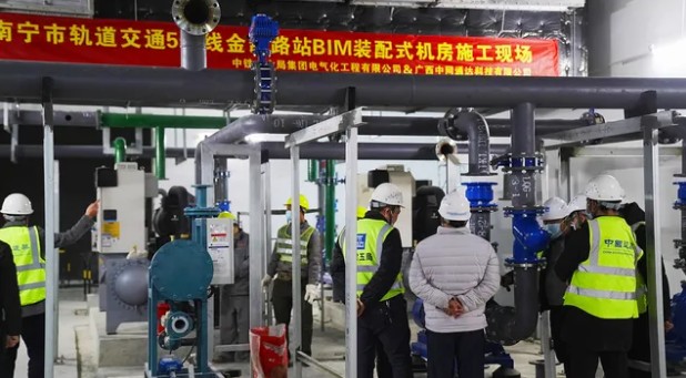 腿腿教学网-南宁市轨道交通5号线首个“BIM+装配式”机房建成