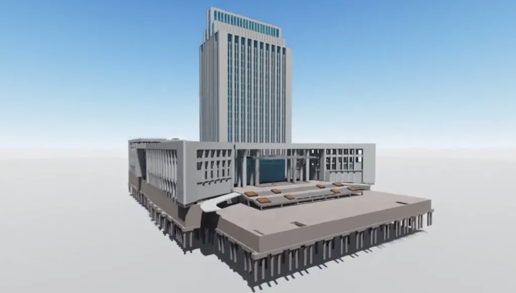 腿腿教学网-BIM市政项目案例培训：九江市公安局项目BIM技术应用汇报