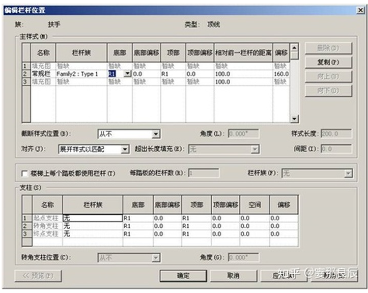 腿腿教学网-revit欧式装饰窗怎么做？如何用扶手命令创建复杂的墙饰条