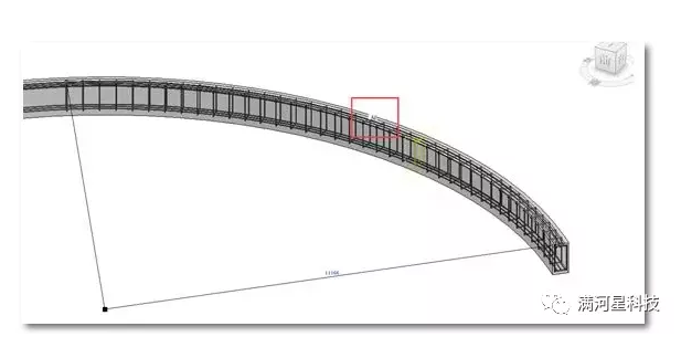 image.png 腿腿教学网-BIM软件教程:如何不用钢筋命令来快速绘制弧形梁的钢筋