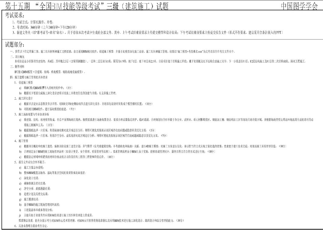 腿腿教学网-图学会bim三级哪些专业？图学会BIM三级专业考试试题一览