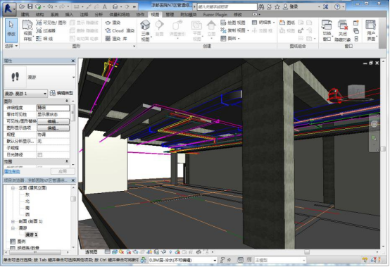 腿腿教学网-BIM如何用于综合管网排布？医院BIM案例解析（上）