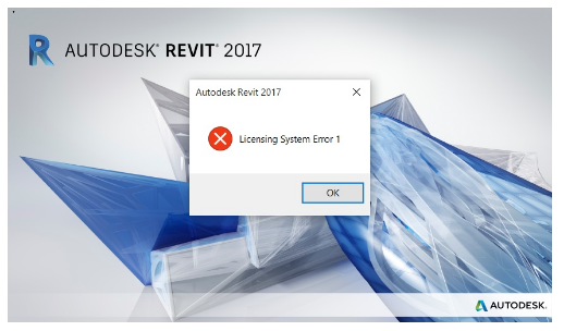 腿腿教学网-revit错误报告怎么解决？启动Revit或Revit lt时出现“许可系统错误1”