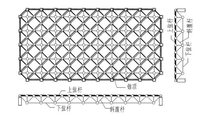 腿腿教学网-Tekla网架模型如何识别？Tekla网架识图技巧