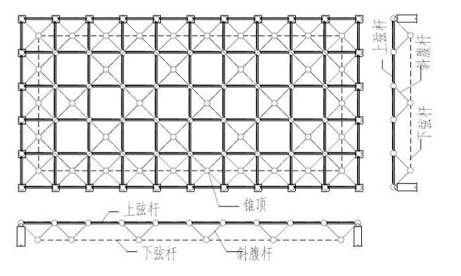 腿腿教学网-Tekla网架模型如何识别？Tekla网架识图技巧