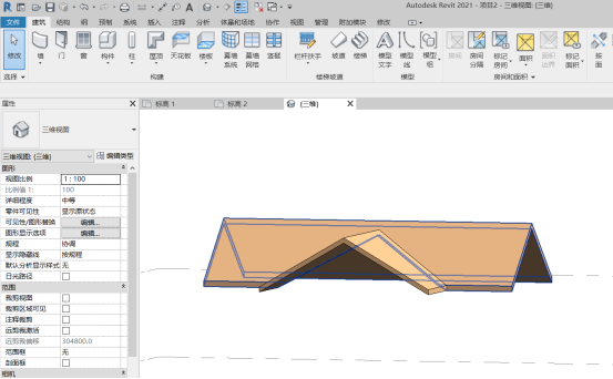 Revit,Revit技巧 腿腿教学网-Revit小技巧:Revit中屋顶结构如何设置老虎窗解洞?