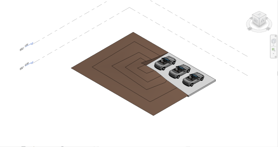 Revit,Revit技巧 腿腿教学网-Revit小技巧:如何在地形里布置停车场?