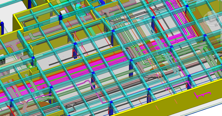 BIM,机电管综 腿腿教学网-BIM有哪些特征?BIM用于机电管综能带来哪些效益?