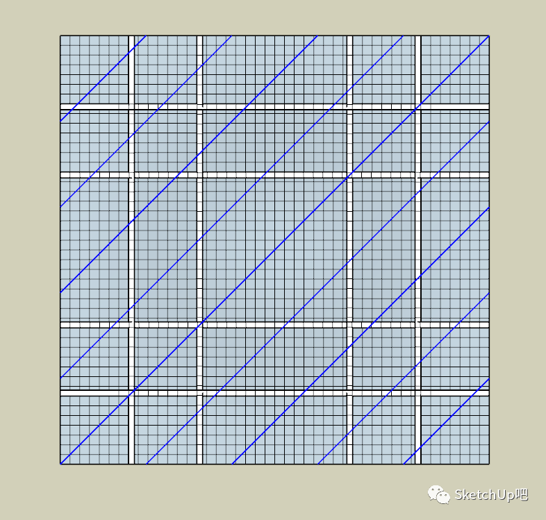 腿腿教学网-如何用SketchUp做廊架建模？小白都能学会！
