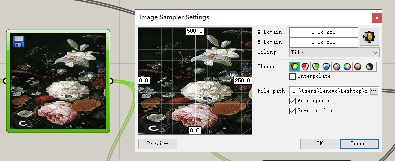 5a6fb7fac58ca8ca6c1b6b534a9eea6d.png 腿腿教学网-如何用Grasshopper制作各种纹理的穿孔板?