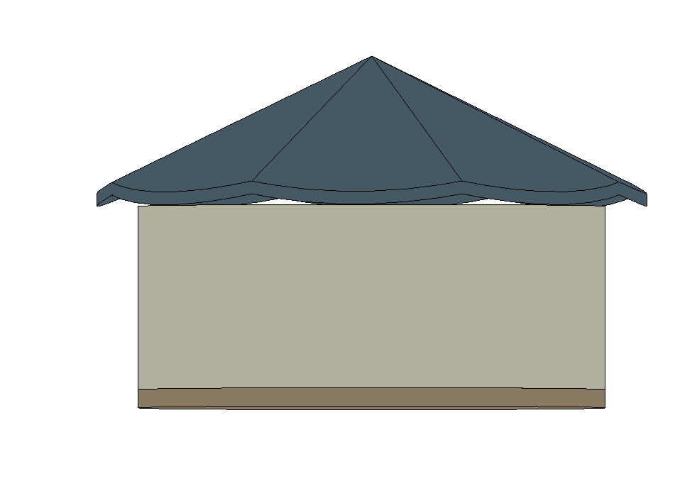 腿腿教学网-Revit屋顶怎么画？如何用Revit画圆形尖顶屋顶和尖顶波浪式屋顶？