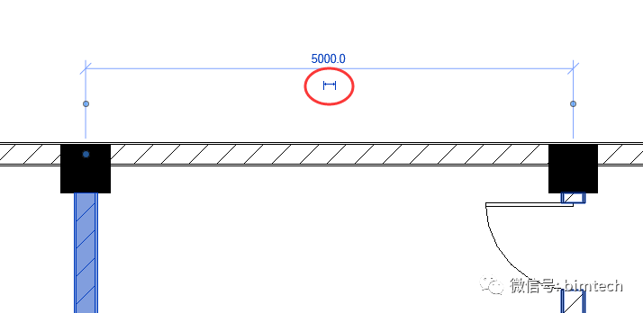 28f304553fcd0030fd6f81d713e1869f.png 腿腿教学网-Revit临时尺寸标注怎么用?Revit临时尺寸标注的经典用法