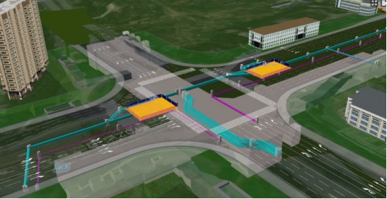 腿腿教学网-BIM案例：BIM如何助力地铁建设管线迁改设计？（上）