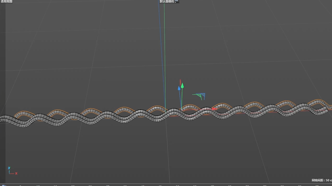 腿腿教学网-C4D怎么做出编织效果？C4D制作简单编织效果教程