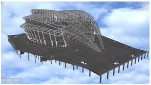 腿腿教学网-武汉BIM案例：某国际会议中心项目中BIM应用情况