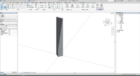 腿腿教学网-BIM概念体量基本教学：体量中创建边的用法
