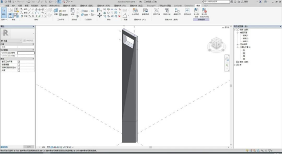 腿腿教学网-BIM概念体量基本教学：体量中创建边的用法