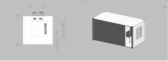腿腿教学网-BIM怎么建模型？集装箱式活动房BIM建模（1）
