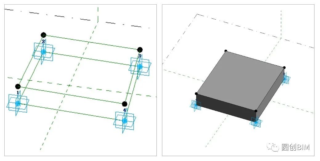 腿腿教学网-Revit技术分享：自适应构件在异形面建筑模型中的应用