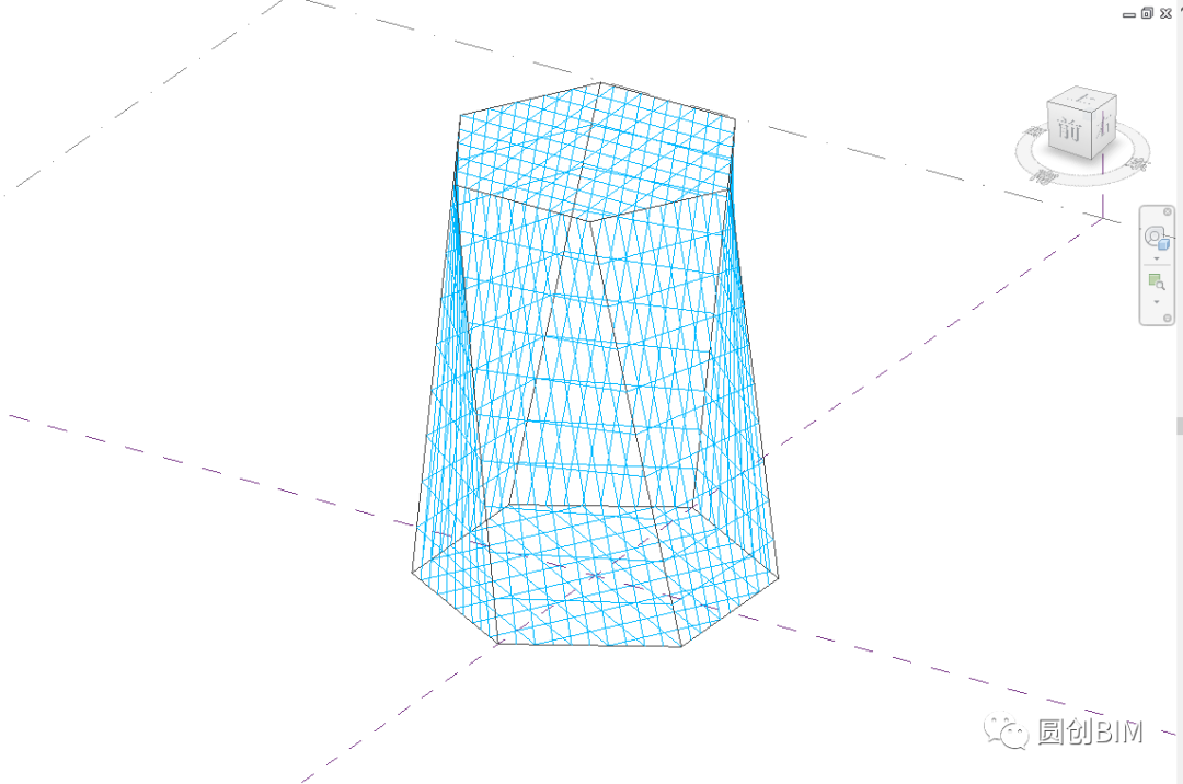 腿腿教学网-Revit技术分享：自适应构件在异形面建筑模型中的应用