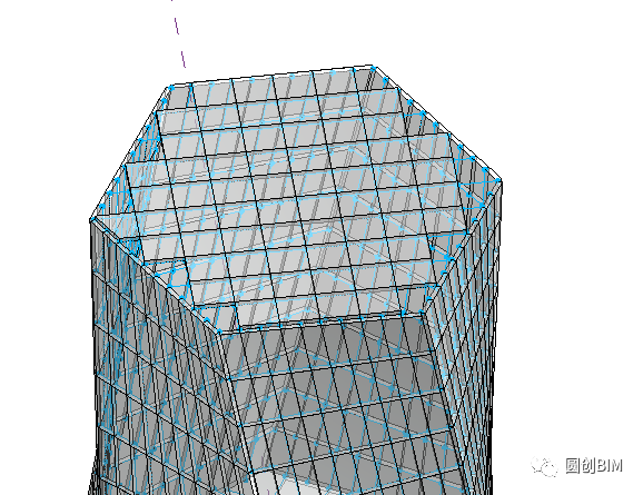 腿腿教学网-Revit技术分享：自适应构件在异形面建筑模型中的应用