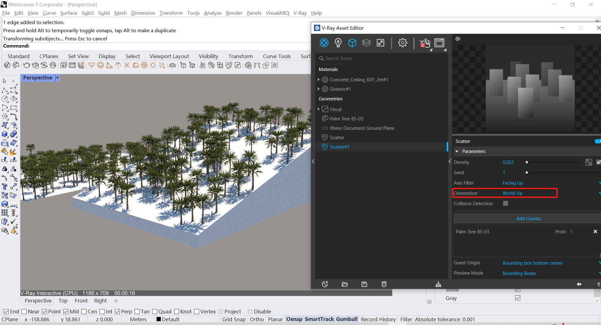 腿腿教学网-Vray5.2有什么新功能？Vray5.2新功能介绍（2）——随机散布