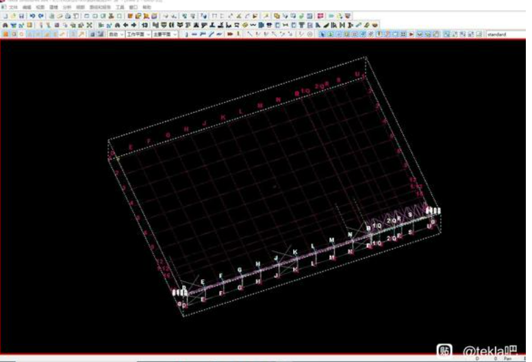 腿腿教学网-Tekla2020轴网锁定无法修改？Tekla技术问题汇总