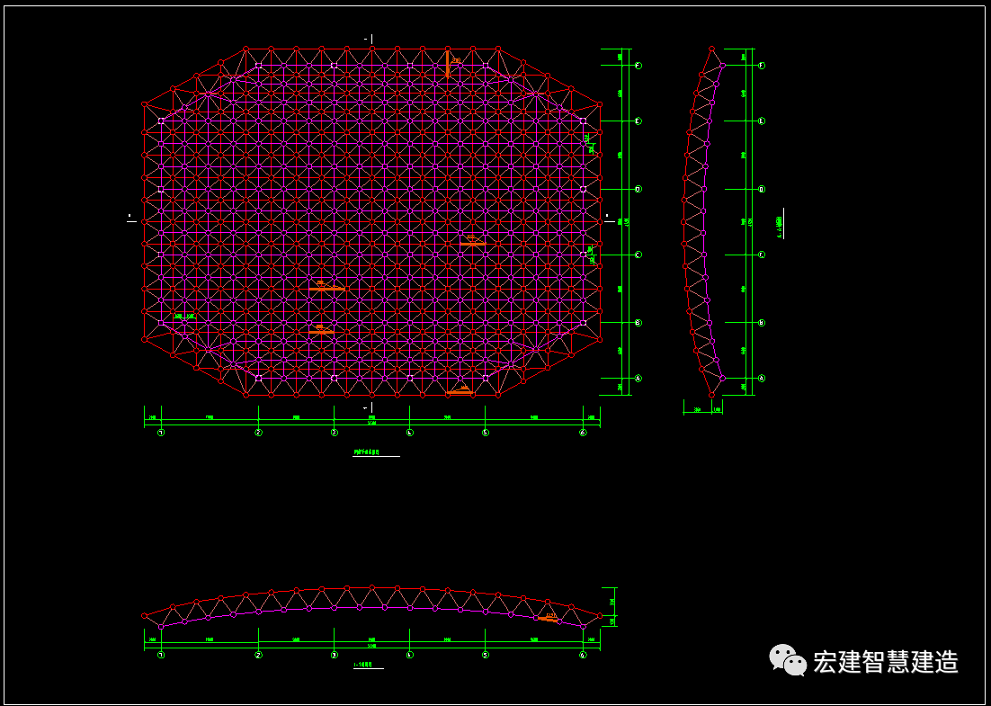 腿腿教学网-Revit网架结构建模教程：Revit使用Dynamo对网架结构进行快速建模