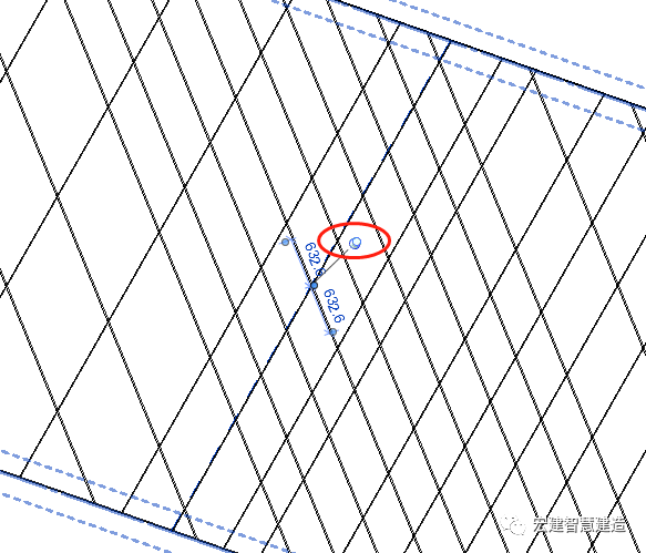 1c889354b4dca58fd8f49e1638b24398.png 腿腿教学网-Revit网格线怎么画?如何利用Revit绘制斜向幕墙网格?