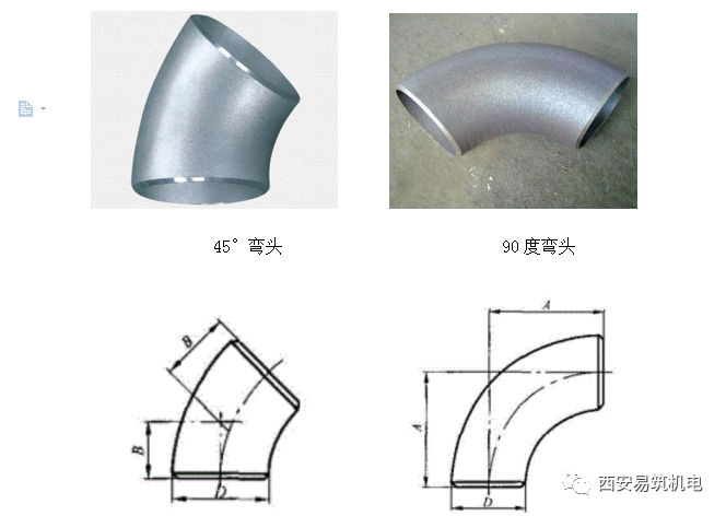 腿腿教学网-Revit如何设置焊接弯头长半径与短半径？Revit管道弯头半径设置