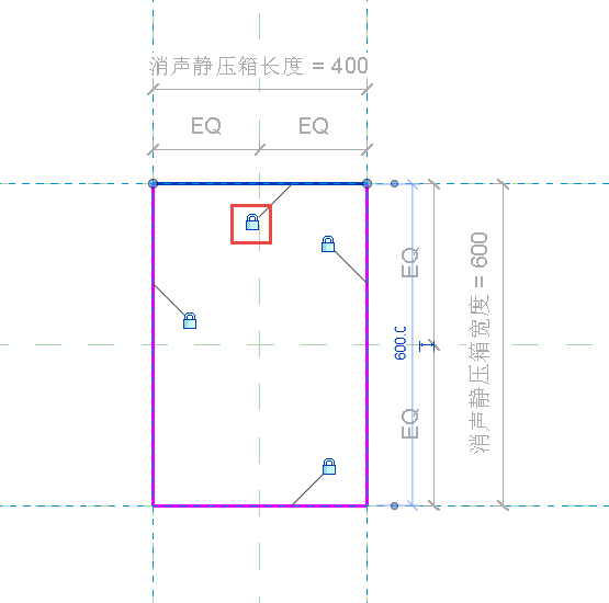 696ce330dd5af0017cb4c3f7e2cdb19b.png 腿腿教学网-Revit静压箱怎么载入?Revit消声静压箱族的制作