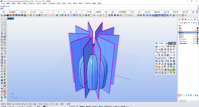 image.png 腿腿教学网-犀牛音响怎么建模?Rhino8创意仙人掌音响建模教学