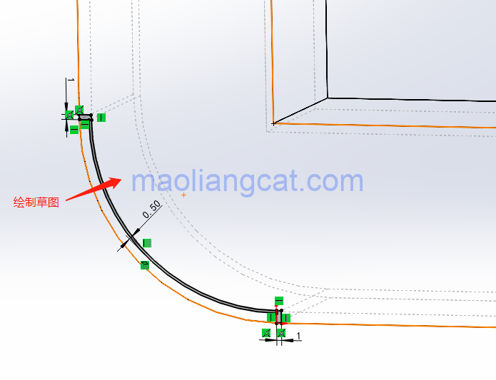 083b7ed4818e30ab8301ba7507bcdc21.png 腿腿教学网-Solidworks圆弧怎么展解?Solidworks直角方管大圆弧展解