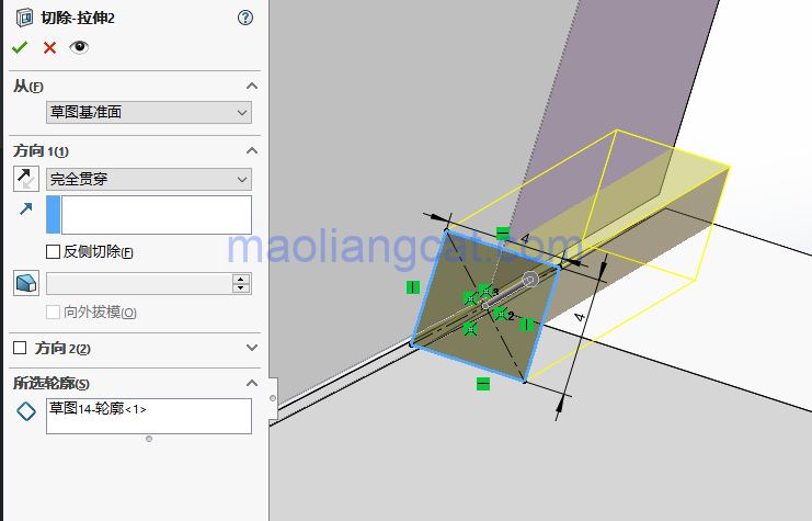 b5499612288a6290dcb78e27a9991254.png 腿腿教学网-Solidworks圆弧怎么展解?Solidworks直角方管大圆弧展解