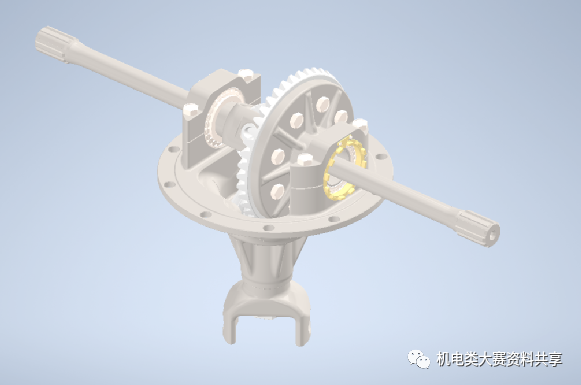 d73a33ba748c6312a8685722734cd4be.png 腿腿教学网-Inventor如何渲染模型?以Inventor对模型差速器渲染为例