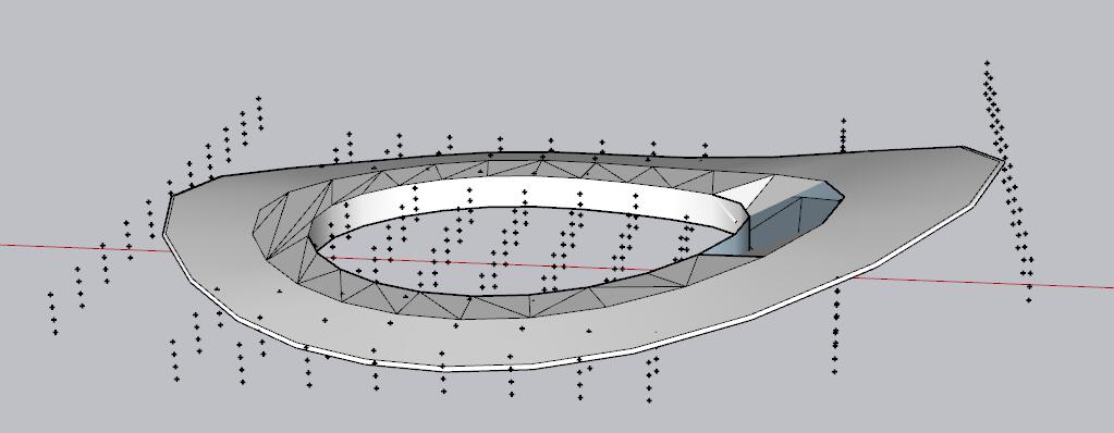 腿腿教学网-SketchUp建模教程:船型景观凳