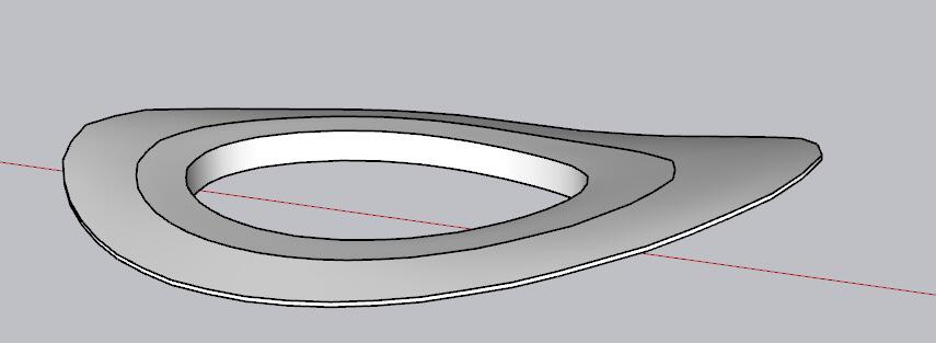 腿腿教学网-SketchUp建模教程:船型景观凳