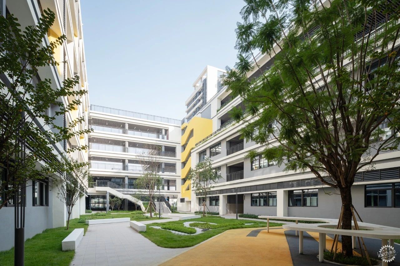 绿色生态校园：华东师范大学附属顺德美的学校（二期）第13张图片