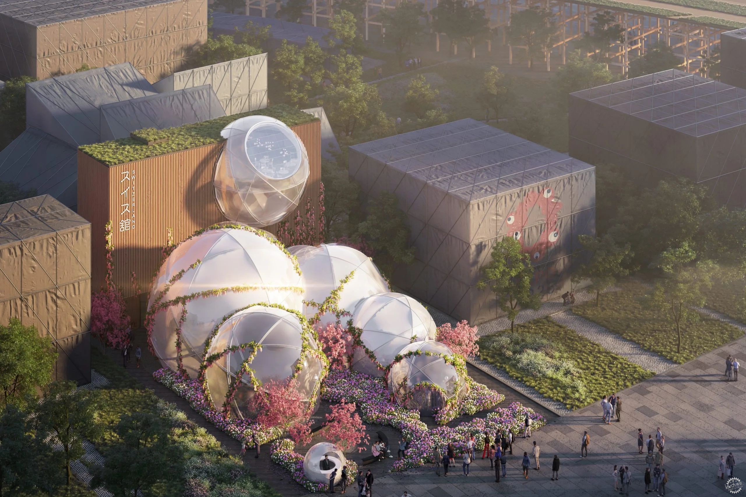 寻找未来建筑的材料，从2025世博会展馆窥见天⽇第37张图片