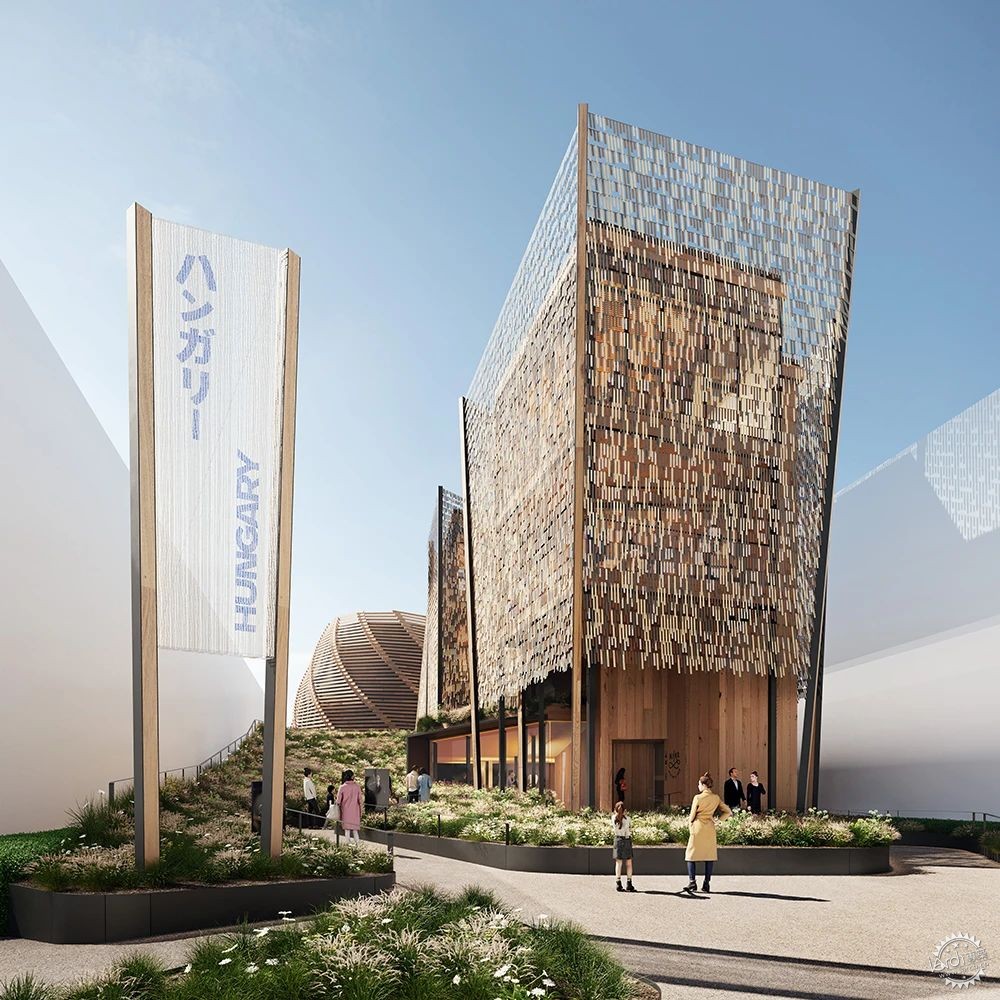寻找未来建筑的材料，从2025世博会展馆窥见天⽇第44张图片