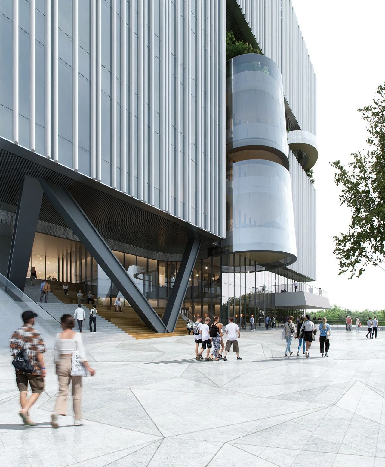 北师香港浸会大学二期校园，钟灵毓秀，碧水绕亭第36张图片