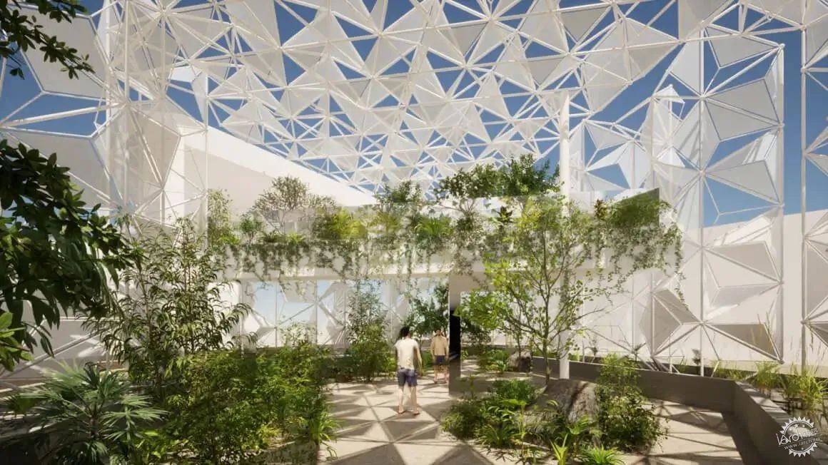 寻找未来建筑的材料，从2025世博会展馆窥见天⽇第12张图片
