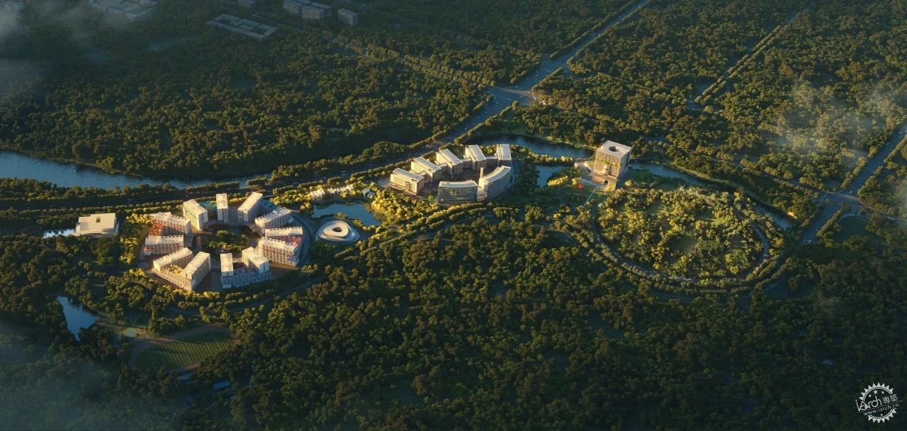 北师香港浸会大学二期校园，钟灵毓秀，碧水绕亭第2张图片