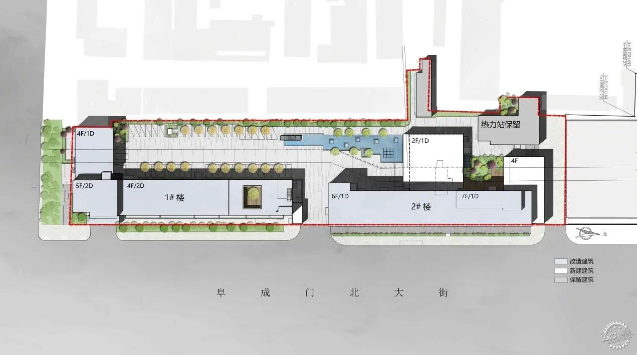 河流的记忆，红砖的温度——北京西二环北京城建设计发展集团总部改造第21张图片